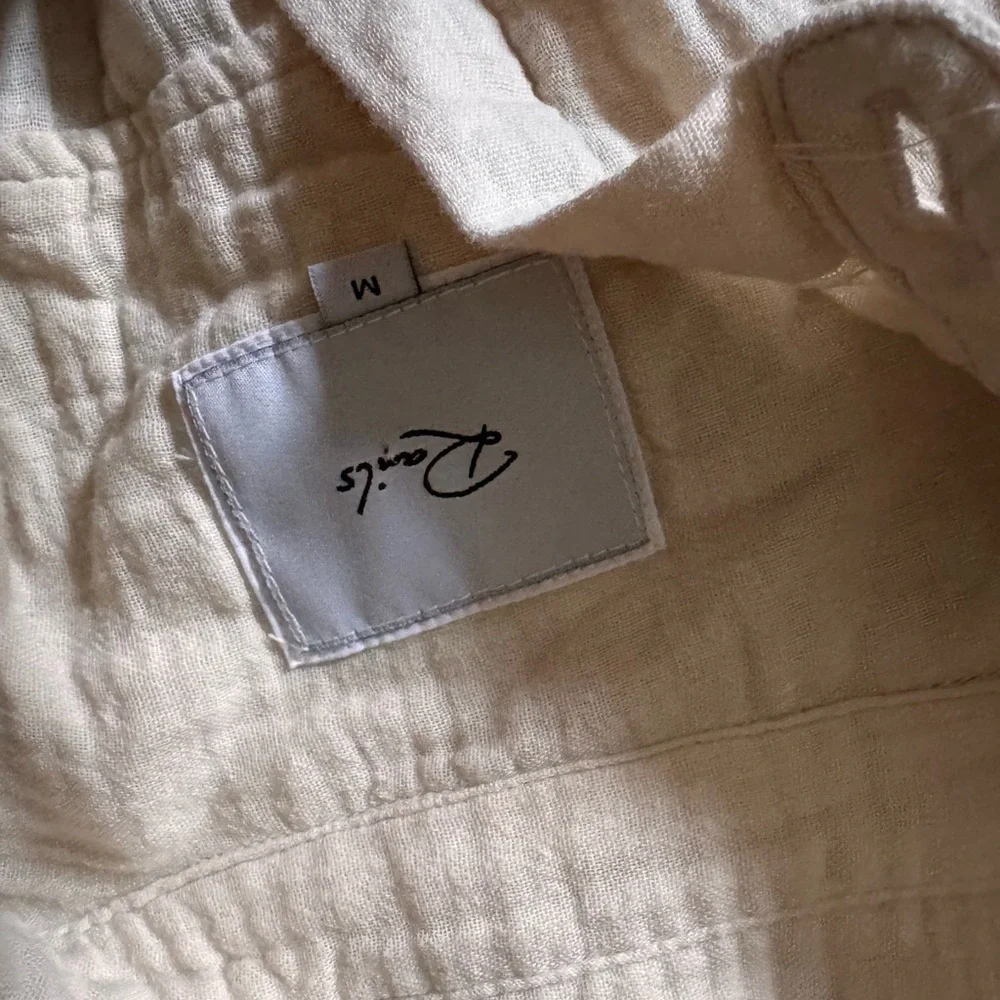 Rails‎ Cream Organic Cotton Button Down Wrap Dress Size M